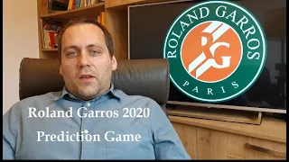 Roland Garros 2020 -  Prediction Game -  interactive!