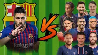 2016 Suarez vs PSG Legends💪(Messi-Neymar-Mbappe-Zlatan)