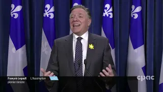 🇨🇦LE PREMIER MINISTRE DU QUÉBEC FRANCOIS LEGAULT MENACE D’INSTAURER UN REFERENDUM POUR L’IMMIGRATION