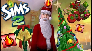 SIMS 2 | Tried to make a sweet little christmas video... FAILED!