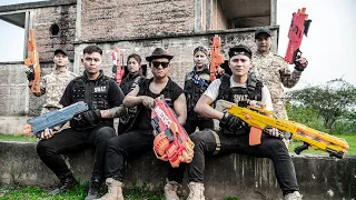 Nerf Guns War : S.W.A.T Seal Team Using Nerf Guns Fight A Group Of Controlled Criminals By Boss Dark