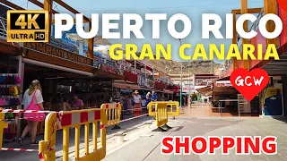 PUERTO RICO Gran Canaria April 2024 🔴 Beach to the Shopping Centre