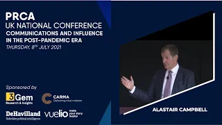 PRCA UK National Conference: Alastair Campbell