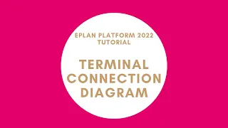 Terminal connection diagram (Graphical) | EPLAN New Platform