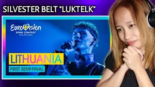 Silvester Belt - Luktelk ( Live ) | Lithuania 🇱🇹 | First Semi-Final| Eurovision 2024 | Reaction