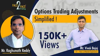 Options Trading Adjustments Simplified! #Face2Face with Raghunath Reddy