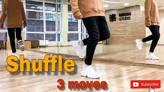 How to Shuffle Dance | Top 3 moves shuffle dance | Cutting shapes | PROdance