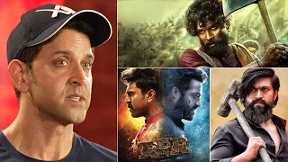 Hrithik Roshan Speaks On South Indian Movies KGF 2, RRR, Pushpa Breaking All Bollywood Records