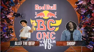 ALLEF vs SNOOP TOP 16 BBOY / RED BULL BC ONE CYPHER BRAZIL 2022 !🔥💥💥🔥 #breaking #redbullbcone