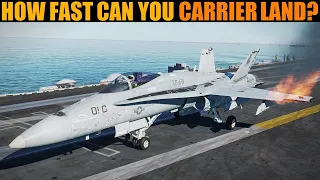 Questioned: How Fast Can You Land On An Aircraft Carrier? | DCS WORLD