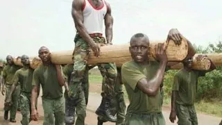 Armed Forces Log Physical Training.