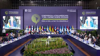 Clausura Conferencia Latinoamericana y del Caribe sobre Drogas "Para la vida, la paz y desarrollo”