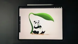 Digital Drawing Panda