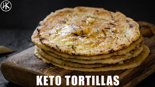 Keto Tortillas | How to make Keto Tortillas with almond flour (ONLY 1 NET CARB)