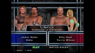 WWE - Jamie Noble (w/ Nidia) vs. Billy Gunn (w/ Torrie Wilson) - Vengeance 2003