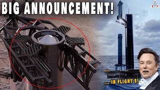 Elon Musk's big announcement about Starship launch 5!