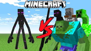 MUTANT ENDERMAN vs EVERY MUTANT CREATURE in Minecraft Mob Battle