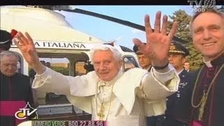 Papa Benedetto XVI lascia il Vaticano