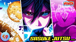 Top 10 Strongest Jutsu of Sasuke Uchiha | Explained in Hindi