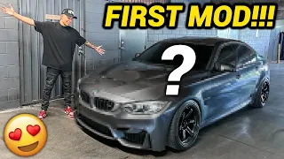 FIRST MOD FOR MY BRAND NEW BMW F80 M3!!!