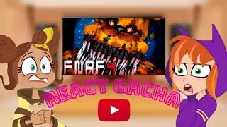 (React Gacha) 🌸DC Super Hero💥 Girls || Reagindo a o five nights at freddy's 🐻