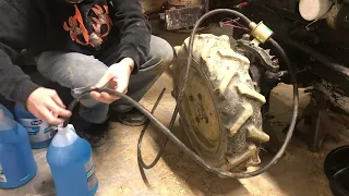 Filling Small Tractor Tires With Washer Fluid