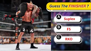 Can You Guess The WWE Finishers ? | WWE finishers challenge |