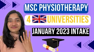 Masters in Physiotherapy in UK | Best UK MSc Physiotherapy - International | Best Universites in UK