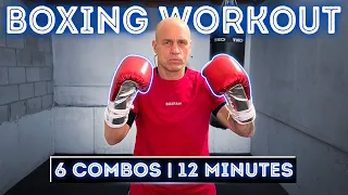 12 Minute Boxing Workout | Beginner Combos