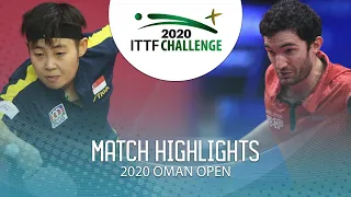 Pang Yew En Koen/Lin Ye vs Emmanuel Lebesson/Yuan Jia Nan | 2020 ITTF Oman Open Highlights (R16)