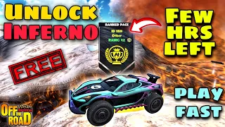 Off The Road INFERNO Ranked Race Unlock for free😍🎁🤔|| OTR V1.15.3 INFERNO RR 1 Day 18 Hrs Left😍😱🔥