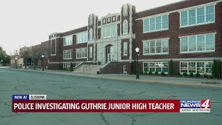 Guthrie police investigate following allegations of inappropriate behavior by Oklahoma teacher