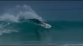 Brad Gerlach making the most of the smaller swell at Vodi Maldives.