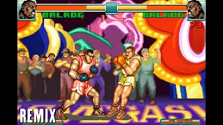 Super Street Fighter II Turbo Revival - Balrog vs 100 (REMIX Longplay, no SFX) [SSF2 music]