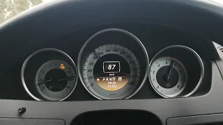 Mercedes Benz C250 w204 acceleration 0-200 km/h