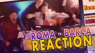 NON SVEGLIATEMI!!! RIMONTA STORICA AL BARCELLONA!! 3-0 ALL'OLIMPICO!! - Reaction Roma-barcellona 3-0