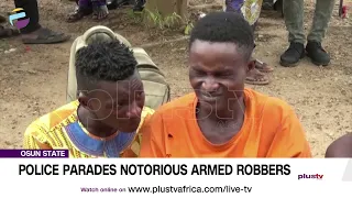 Police Parades Notorious Armed Robbers | NEWS