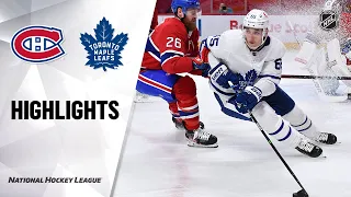 Maple Leafs @ Canadiens 4/28/21 | NHL Highlights