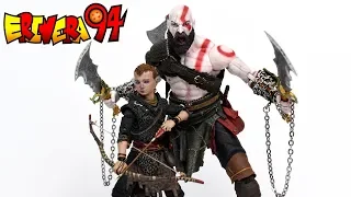 NECA God of War KRATOS AND ATREUS Ultimate 2 Pack Action Figure Review