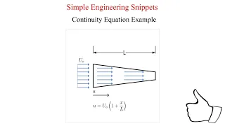 Continuity Equation Example