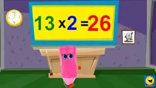 School Tutorial | 13 Times Table Twice | Kids Education Songs