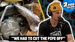 HOW I SMASHED MY PIPE AT RED BULL TKO - BILLY BOLT | 2PRO1SLOW PODCAST