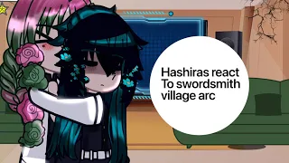 Hashiras react to swordsmith village arc (muichiro and mitsuri) |kny|