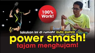 Cara mudah MELATIH SMASH di RUMAH agar semakin POWERFULL!!! KERAS & TAJAM! Simpel banget caranya…