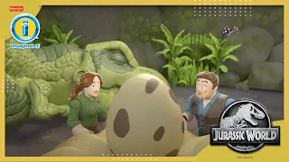 Cuidando de dinossauros com CLAIRE e OWEN 🙌🦖| Jurassic World | Imaginext Português