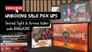 BLU RAY pick ups & UNBOXING | Second Sight & Arrow video sale