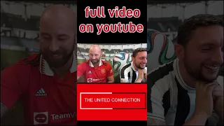 Manchester united & Newcastle united fans funny live reaction to champions league draw