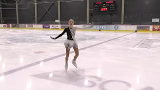 KONGA Anastasija, LAT, Advanced Novice GIrls FS