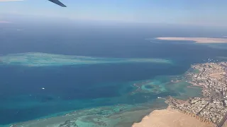 Flug vom HRG nach MUC Tuifly B737 schöne Aussicht ❤️ #familieaaufreisen #viral #ägypten #hurghada