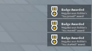 Roblox Badges Be Like...